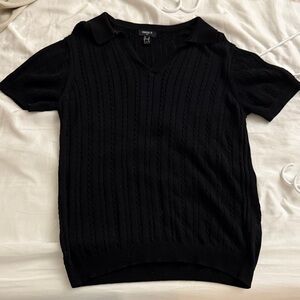 Forever 21 Men's Black Knit Sweater